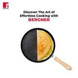Bellini Plus Aura 5-Layer Non-Stick Dosa Tawa, Thickness 4mm - Induction Bottom-BGIN-31250-BK