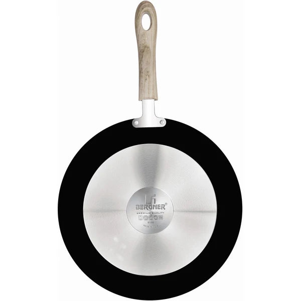Bellini Plus Aura 5-Layer Non-Stick 30 cm Flat Tawa, Thickness 4mm - Induction Bottom-BGIN-31256-BK