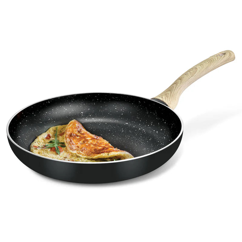 Bellini Plus Aura 5-Layer Non-Stick Omelet Pan / Frypan, 20cm/1.4L, Thickness 3.2mm - Induction Bottom-BGIN-31259-BK