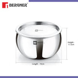 BGIN-6243  RICE HANDI WITH SS LID  16cm -2.0L, Max -2.2L