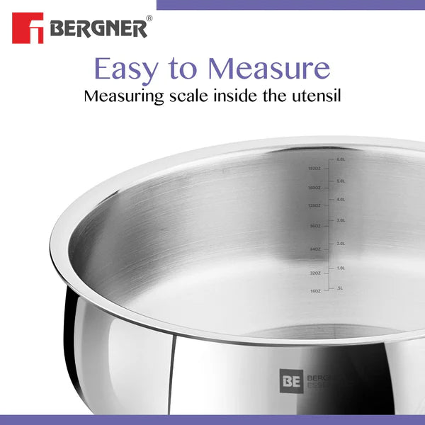 Bergner BGIN-6247 BIRYANI HANDI  28cm - 6L, Max - 6.4L