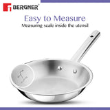 Bergner BE Essentials Tri-Ply Stainless Steel Frypan - Induction Bottom BGIN-6286
