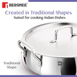 Bergner BGIN-6297  BIRYANI HANDI  24cm - 4L, Max - 4.4L