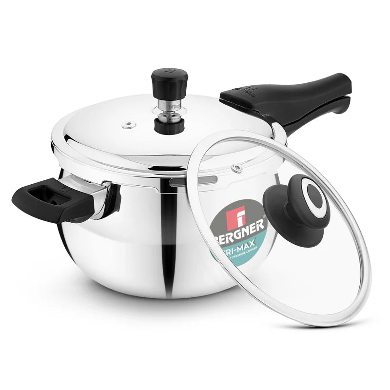 Trimax ORB Tri-Ply Stainless Steel Outer Lid 3Ltr Pressure Cooker