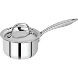 Argent Junior Chef Tri-Ply Stainless Steel 12cm (800ml) Saucepan with Stainless Steel Lid - Induction Bottom 12cm BGIN-6910