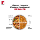Argent Junior Chef Tri-Ply Stainless Steel Casserole with Stainless Steel Lid - Induction Bottom 14 cm / 1.2 L BGIN-6905