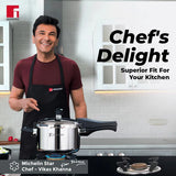 Trimax Stainless Steel Outer Lid Pressure Cooker, Easy Locking - Induction Bottom BGIN-7864