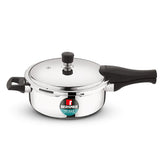Trimax Stainless Steel Lid Pressure Pan, Easy Locking - Induction Bottom BGIN-7867