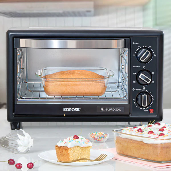 Borosil 30-Litre 1500 Watt Oven Toaster Grill (OTG) - BOTG30CRS13