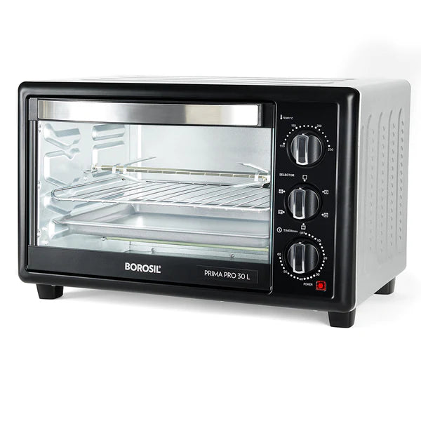 Borosil 30-Litre 1500 Watt Oven Toaster Grill (OTG) - BOTG30CRS13
