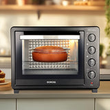 Pro 60L Oven Toaster Griller 2200W with Convection, Rotisserie & 12-Stage Heating