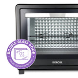 Pro 60L Oven Toaster Griller 2200W with Convection, Rotisserie & 12-Stage Heating