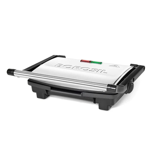 Borosil Meta Prime Grill Sandwich Maker 700 W, opens 90°