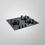 BZ 603 78cm 3 Burner Built-in Hob with Forged Brass Burners & Auto Ignition