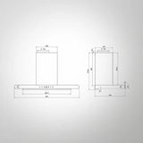 CANARY 90 DC – 90cm Filterless BLDC Motor Chimney with Smart Auto Clean & Gesture Control