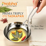 Prima Plus Capsule Bottom Tadka Pan – 34ml, 13cm