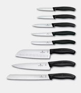 Swiss Made Classic Cutlery Block 8 Pieces Beechwood Knife Set (6.7173.8)