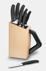 Swiss Made Classic Cutlery Block 8 Pieces Beechwood Knife Set (6.7173.8)