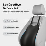 Ultimate Car Comfort Bundle with Backrest, Neck Rest & Seat Wedge for Complete Driving Support