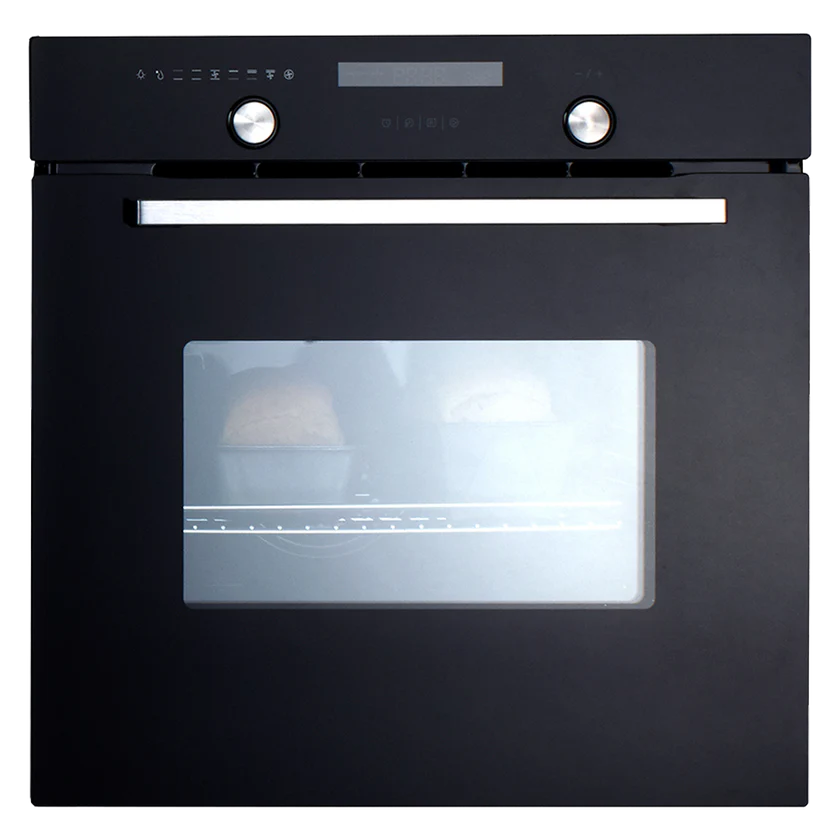 Celia 70 Built-In 70L Oven, 60cm, Black Glass Finish, 9 Cooking Functions – 538.01.311