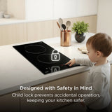 2 Zone Built-in Induction Hob with 9 Power Levels Touch Control Timer (BH1015IC2Z)