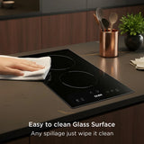2 Zone Built-in Induction Hob with Touch Control, 9 Power Levels & Timer BH1017IC2Z