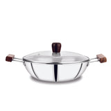 Triply Kadai with Glass Lid – 26 cm