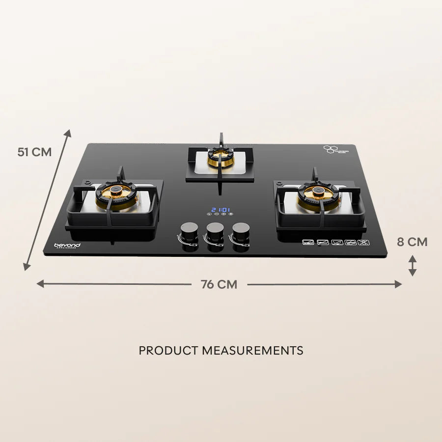 Dorado Gas Hob (3 Burner)