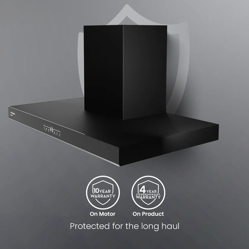 CHD-QPVB90FLE-IND Box Wall Mounted Chimney 90 cm QuietPro Box Series