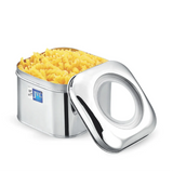 JVL Cubic Tin Storage Container Stainless Steel  1.60 L CT - 0