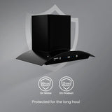 CHD-ELC60FLE-IND 60cm Eliteo Curved Series Filterless Wall Mounted Chimney