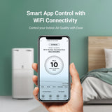 Smart 500 Surround 360° Air Purifier | True HEPA Grade 13 filter | Covers Large Area 670 Sq. Ft. | Sleep Mode | App Controlled