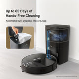 Smartclean Robotic Vacuum Cleaner & Mop with Wi-Fi Connectivity (Smart Voice Control, Black & Orange)