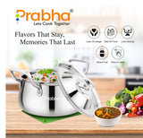 Elante Tri-Ply Biryani Handi With Lid – 2.8L, 18cm