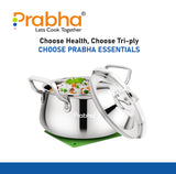 Elante Tri-Ply Biryani Handi With Lid – 2.8L, 18cm