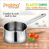 Elante Tri-Ply Curve Tea & Coffee Warmer With Lip – 1.2L, 14cm