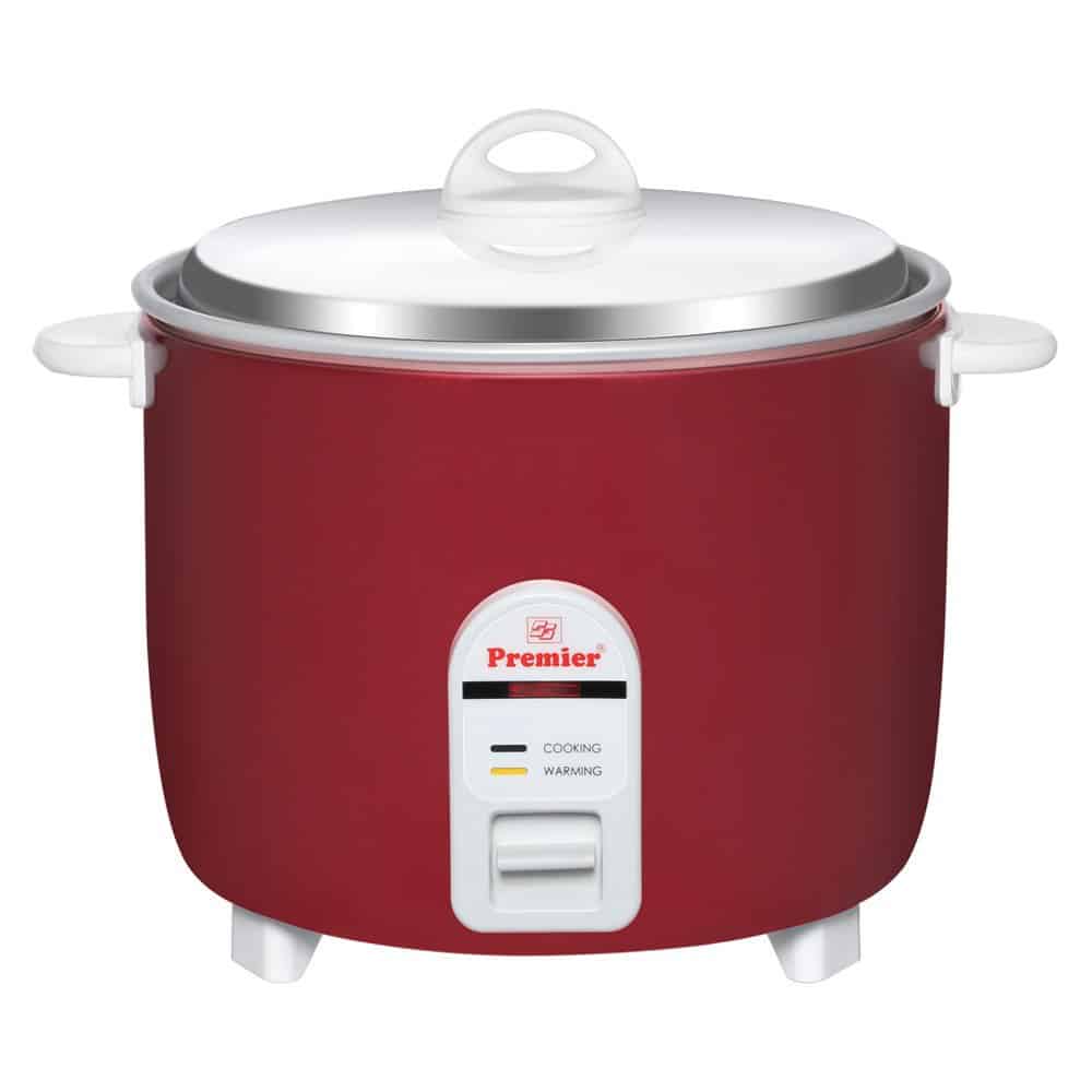Premier Electric Rice Cooker 1Ltr Maroon – apnidukaan.com