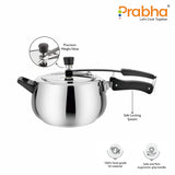 Elegant Stainless Steel Pressure Cooker 5L