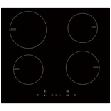 ELENA 60CM Built-In 4 Zone Induction Hob with Schott Glass & Touch Controls - 538.01.691