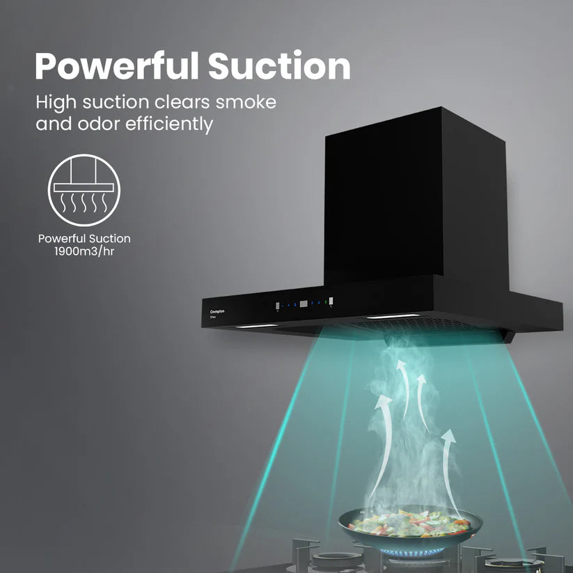 CHD-ELB60FLE-IND 60cm Filterless Wall Mounted Chimney Eliteo Box Series