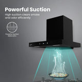 CHD-ELB60FLE-IND 60cm Filterless Wall Mounted Chimney Eliteo Box Series