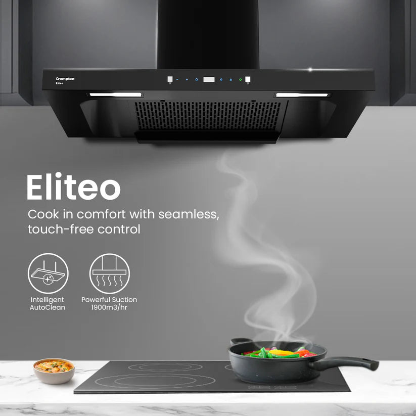 CHD-ELB90FLE-IND 90cm Filterless Wall Mounted Chimney Eliteo Box Series
