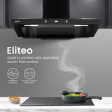 CHD-ELB90FLE-IND 90cm Filterless Wall Mounted Chimney Eliteo Box Series