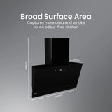 CHD-ELI75FLE-IND 75cm Filterless Wall Mounted Chimney Eliteo Inclined Series