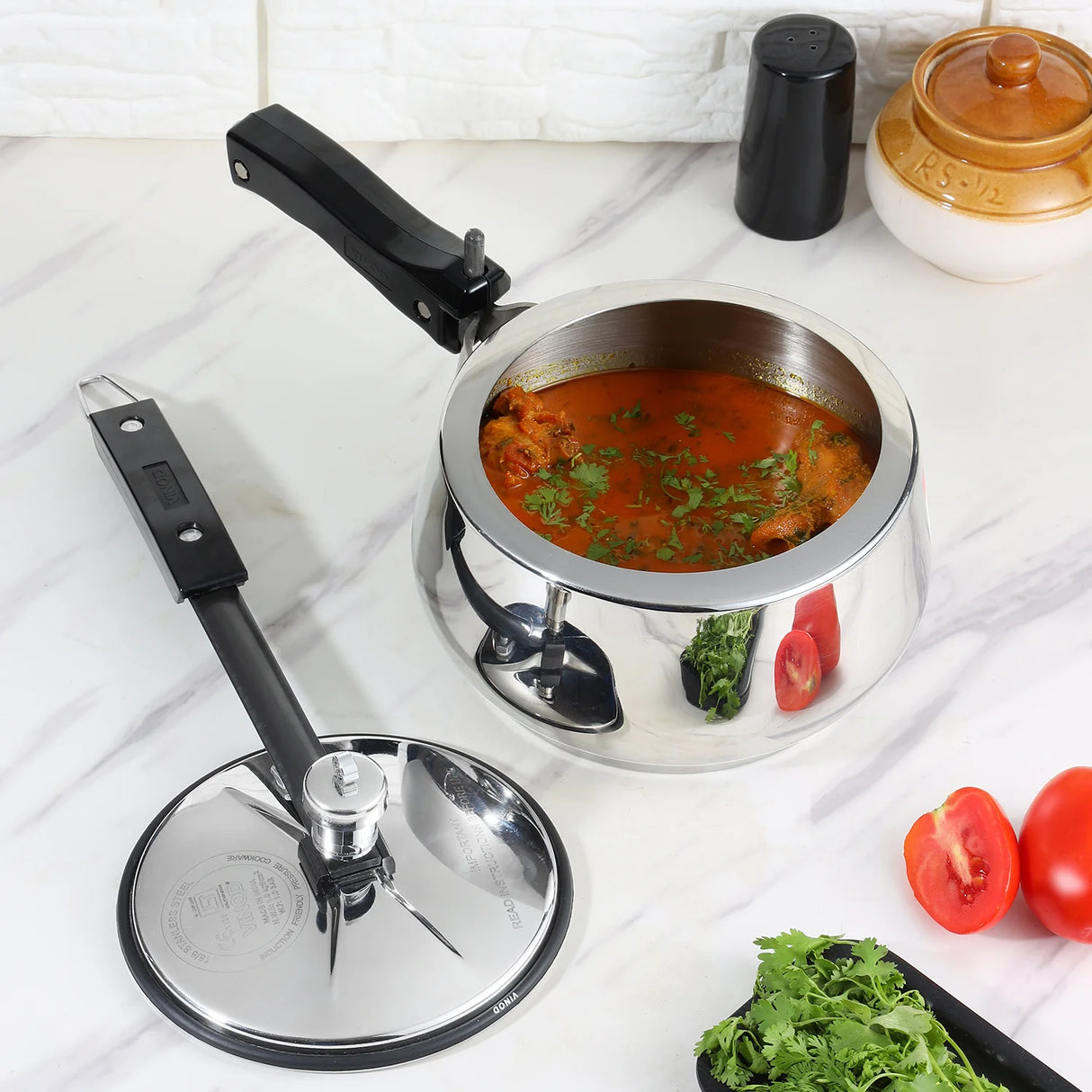 Europa Stainless Steel Inner Lid Pressure Cooker - 3 Litre