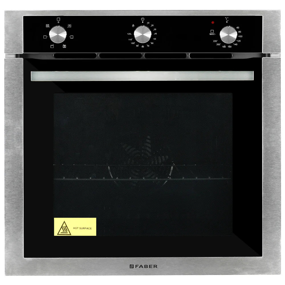 FBIO 80L 6F Built-In Electric Oven with Rotisserie, Convection Fan & 6 Cooking Functions