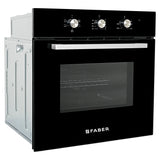 FBIO 80L 5F BK Built-In Electric Oven with 5 Cooking Functions & Black Glass Finish