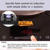 Futura FIC1A1 2000W Single Induction Cooktop with 20 Power Settings & Pan Detection
