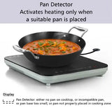 Futura FIC1A1 2000W Single Induction Cooktop with 20 Power Settings & Pan Detection