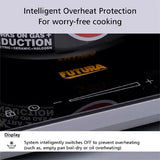 Futura FIC1A1 2000W Single Induction Cooktop with 20 Power Settings & Pan Detection